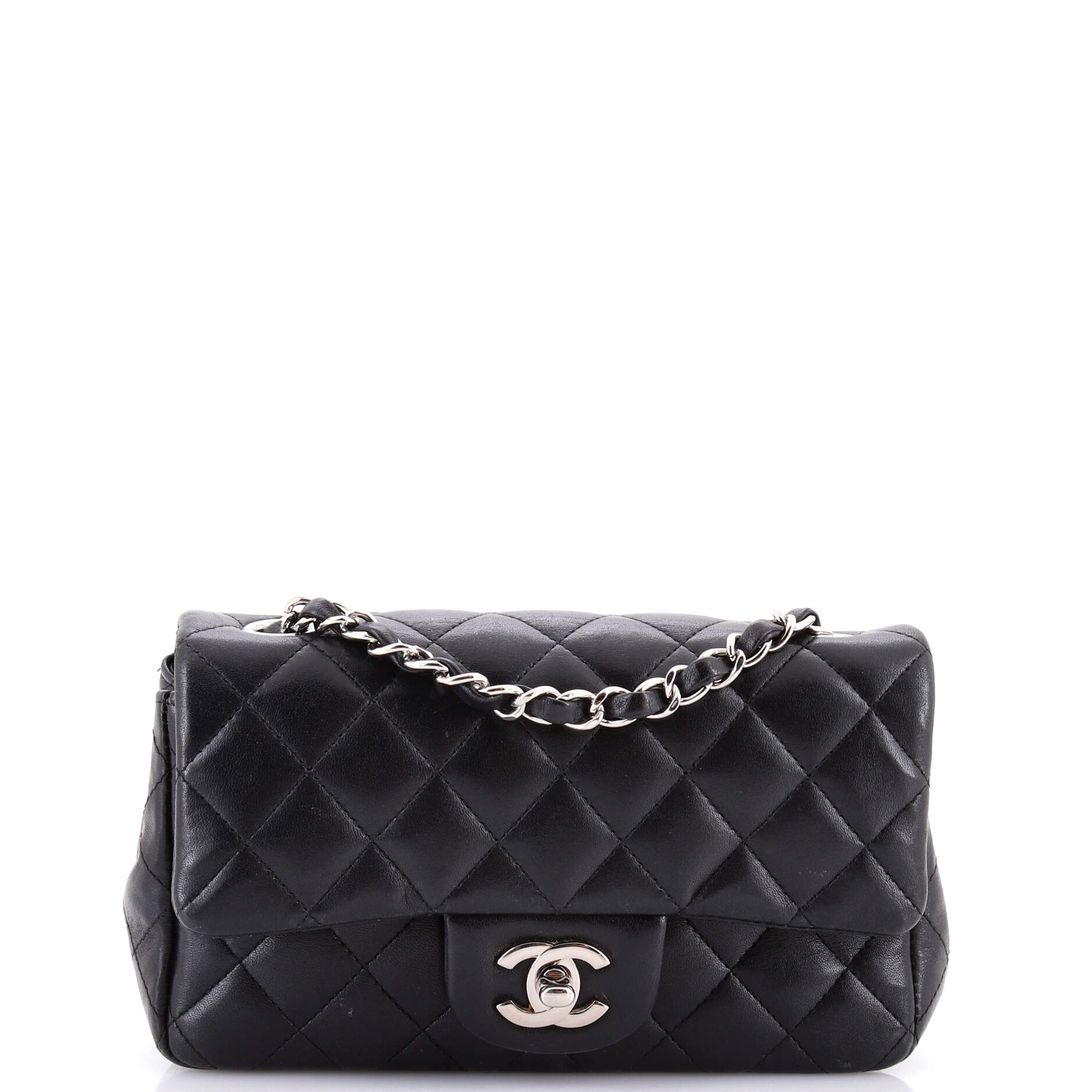 Classic Single Flap Bag Quilted Lambskin Mini
