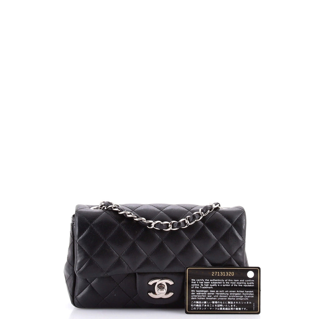 Classic Single Flap Bag Quilted Lambskin Mini
