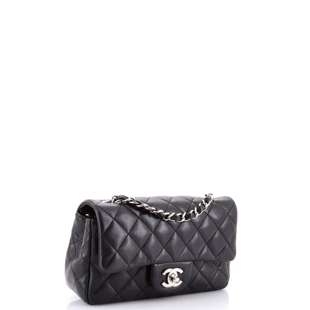 Classic Single Flap Bag Quilted Lambskin Mini