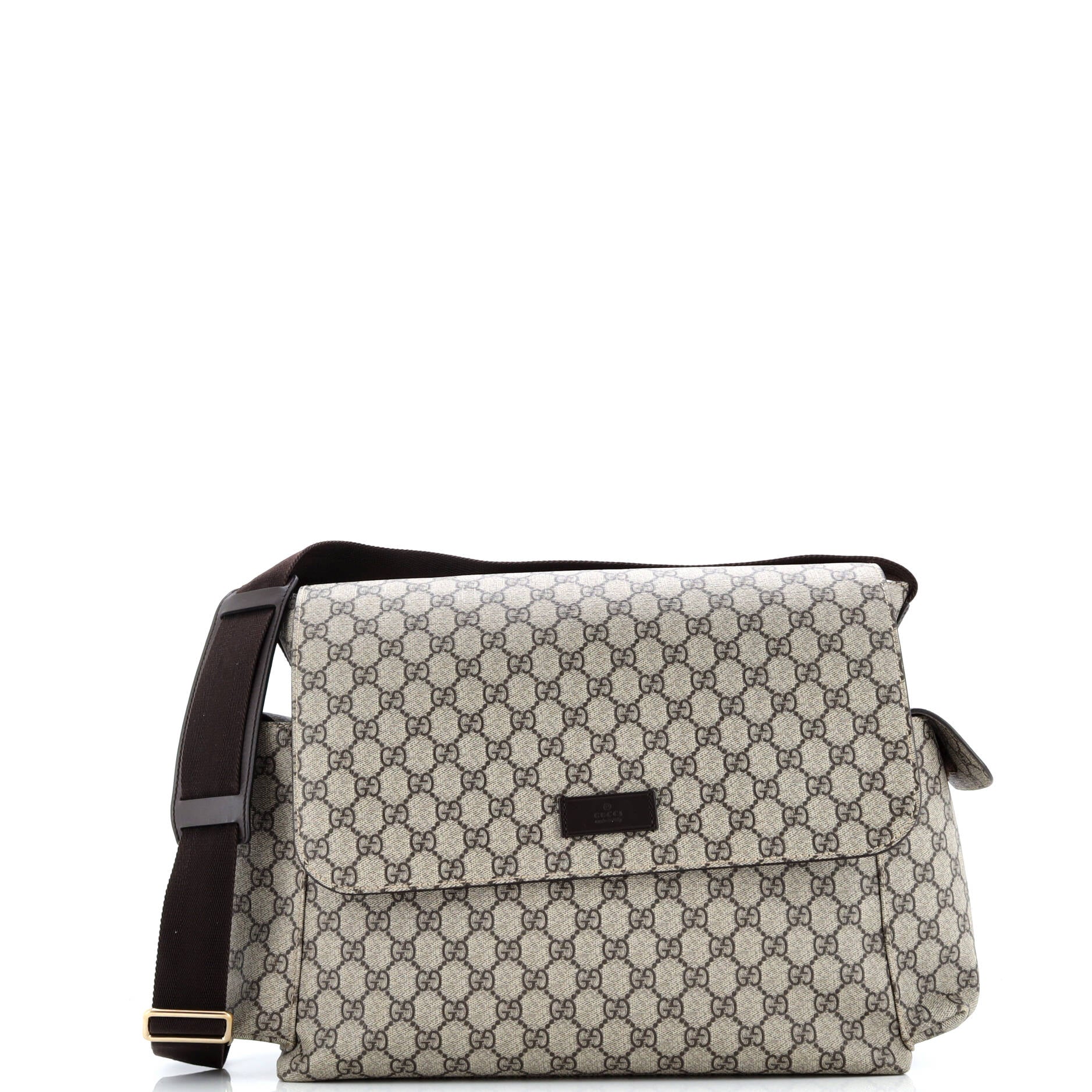 Diaper Bag GG Coated Canvas