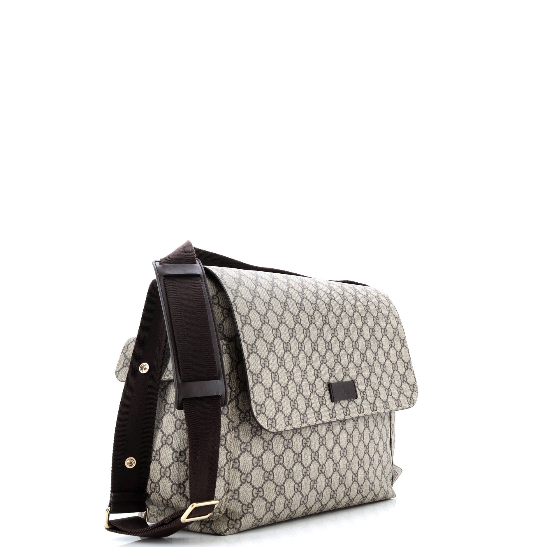 Diaper Bag GG Coated Canvas