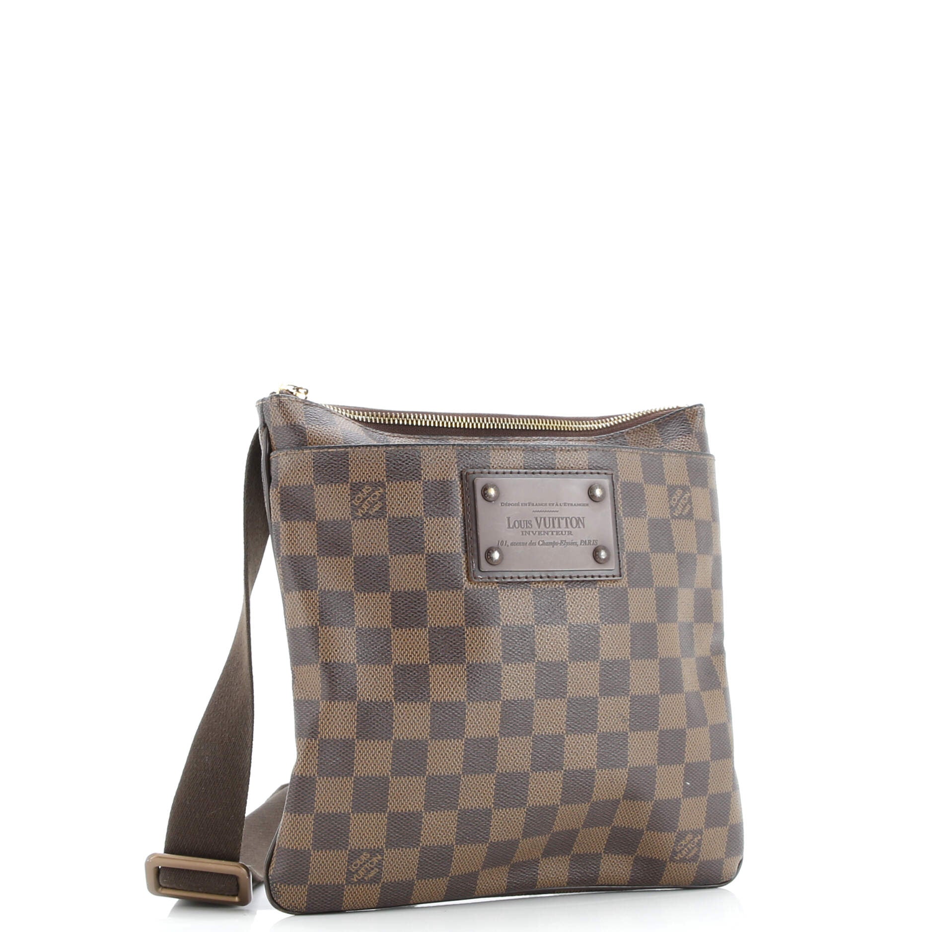 Brooklyn Pochette Plate Damier