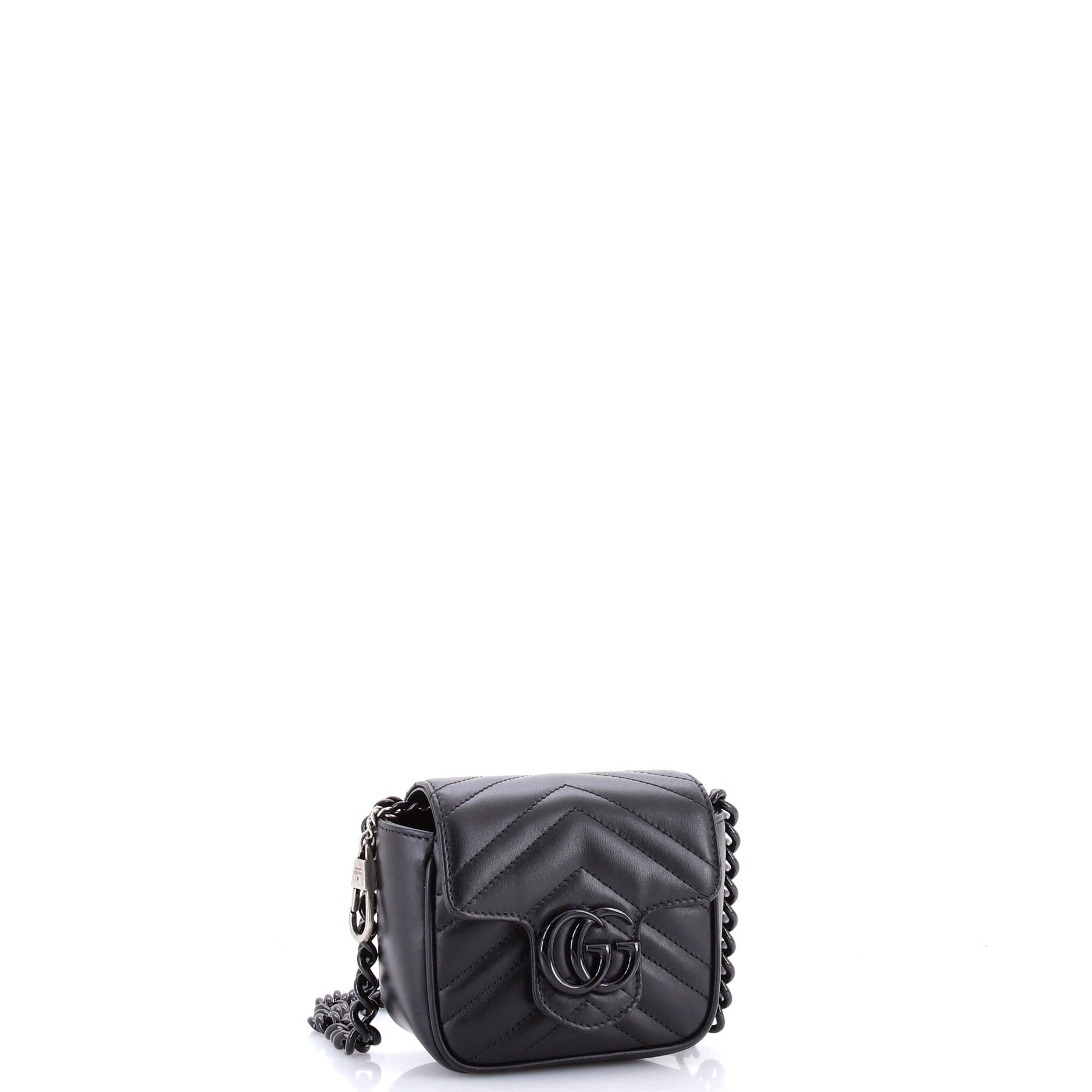 GG Marmont Flap Belt Bag Matelasse Leather Mini