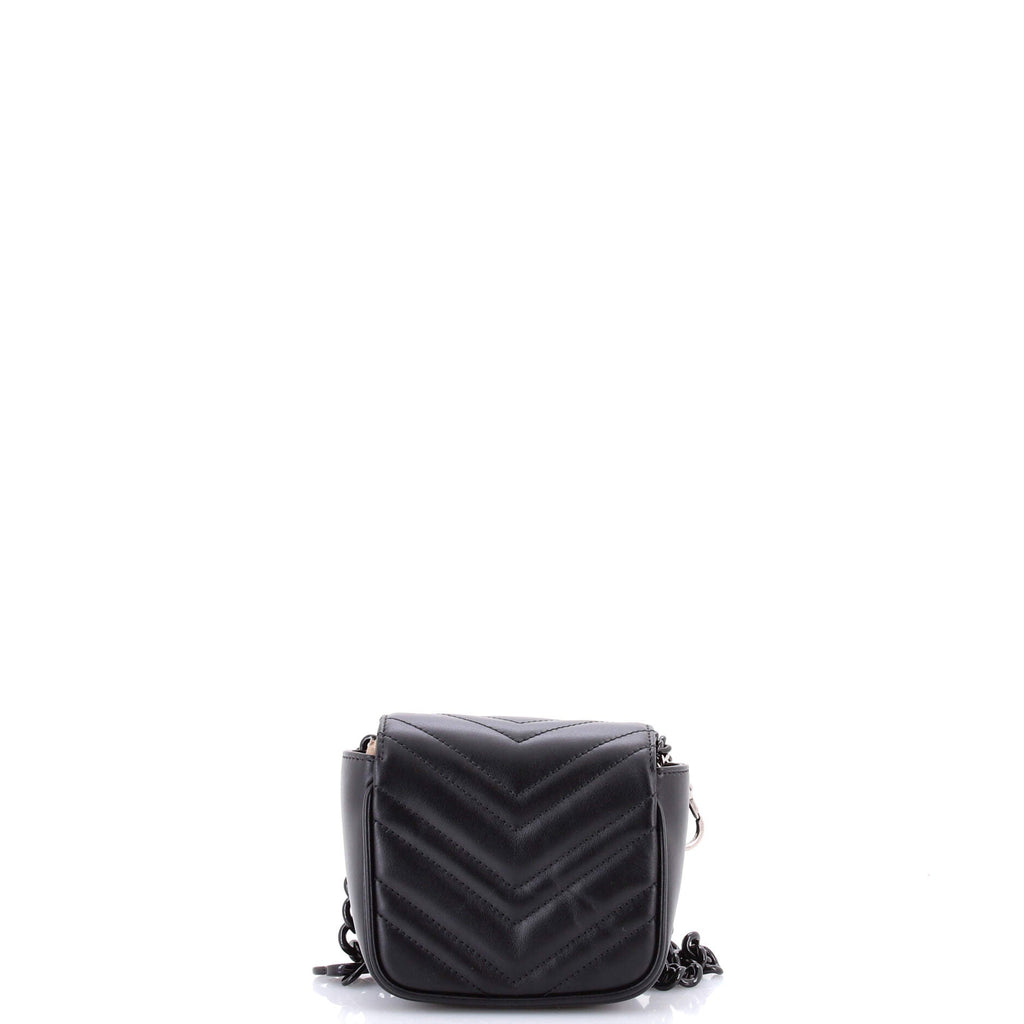 GG Marmont Flap Belt Bag Matelasse Leather Mini