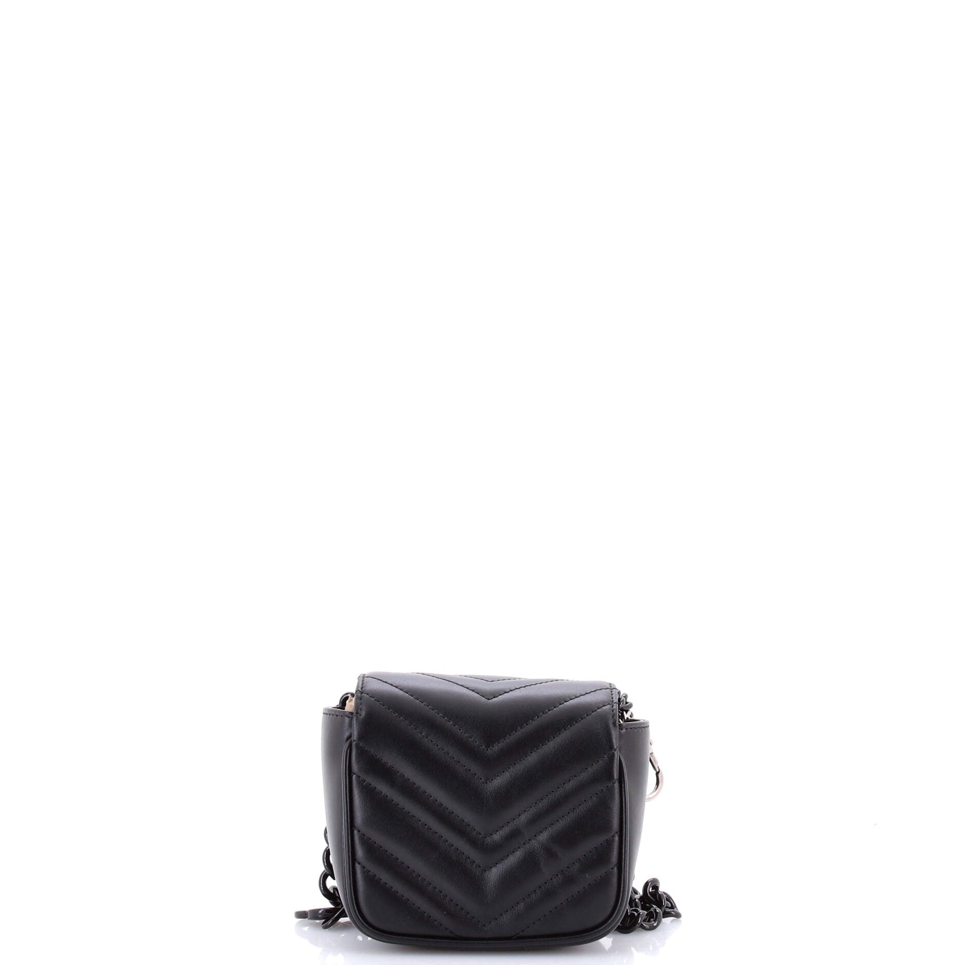 GG Marmont Flap Belt Bag Matelasse Leather Mini
