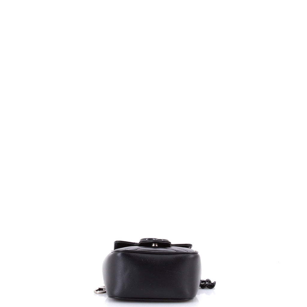 GG Marmont Flap Belt Bag Matelasse Leather Mini