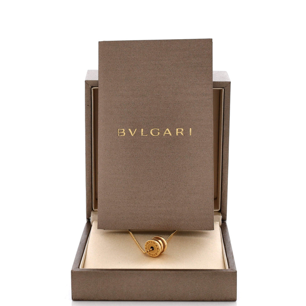 B.Zero1 Pendant Necklace 18K Yellow Gold