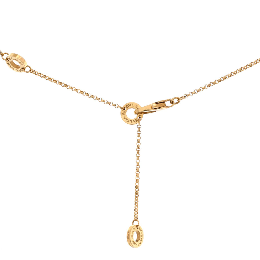 B.Zero1 Pendant Necklace 18K Yellow Gold