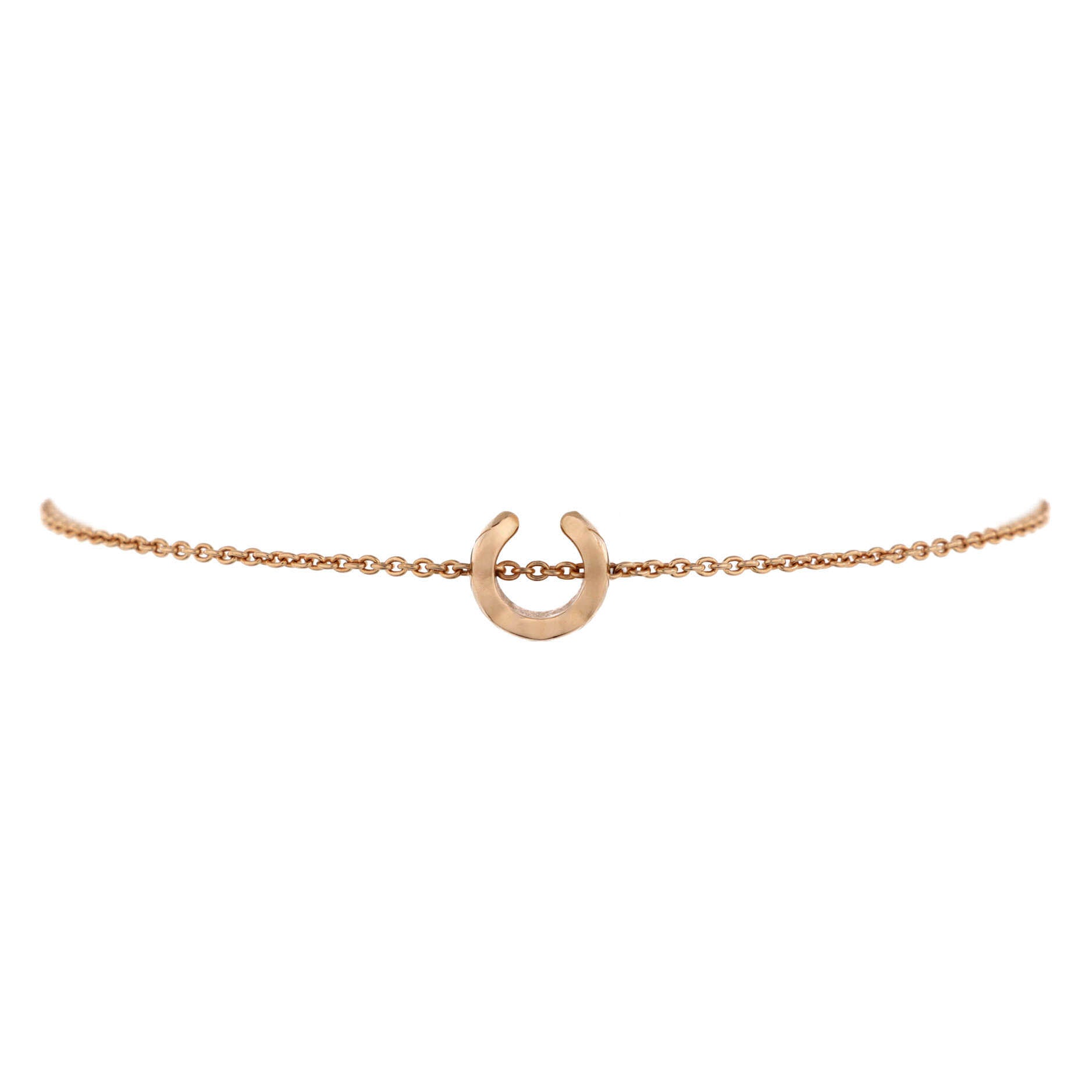 Coco Crush Letters Bracelet 18K Beige Gold