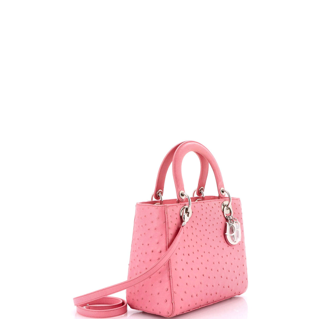 Lady Dior Bag Ostrich Medium