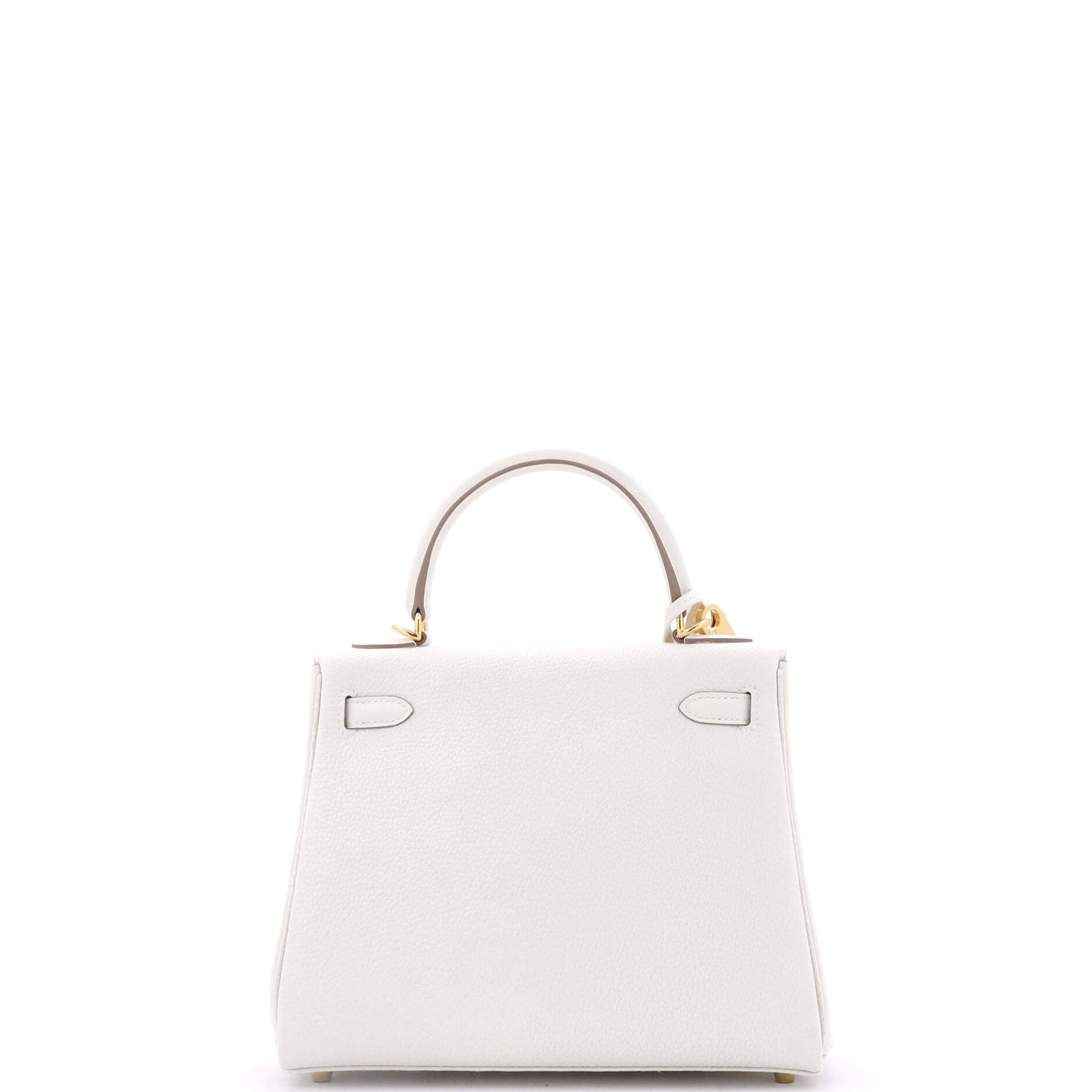 Kelly Handbag Light Togo with Gold Hardware 25