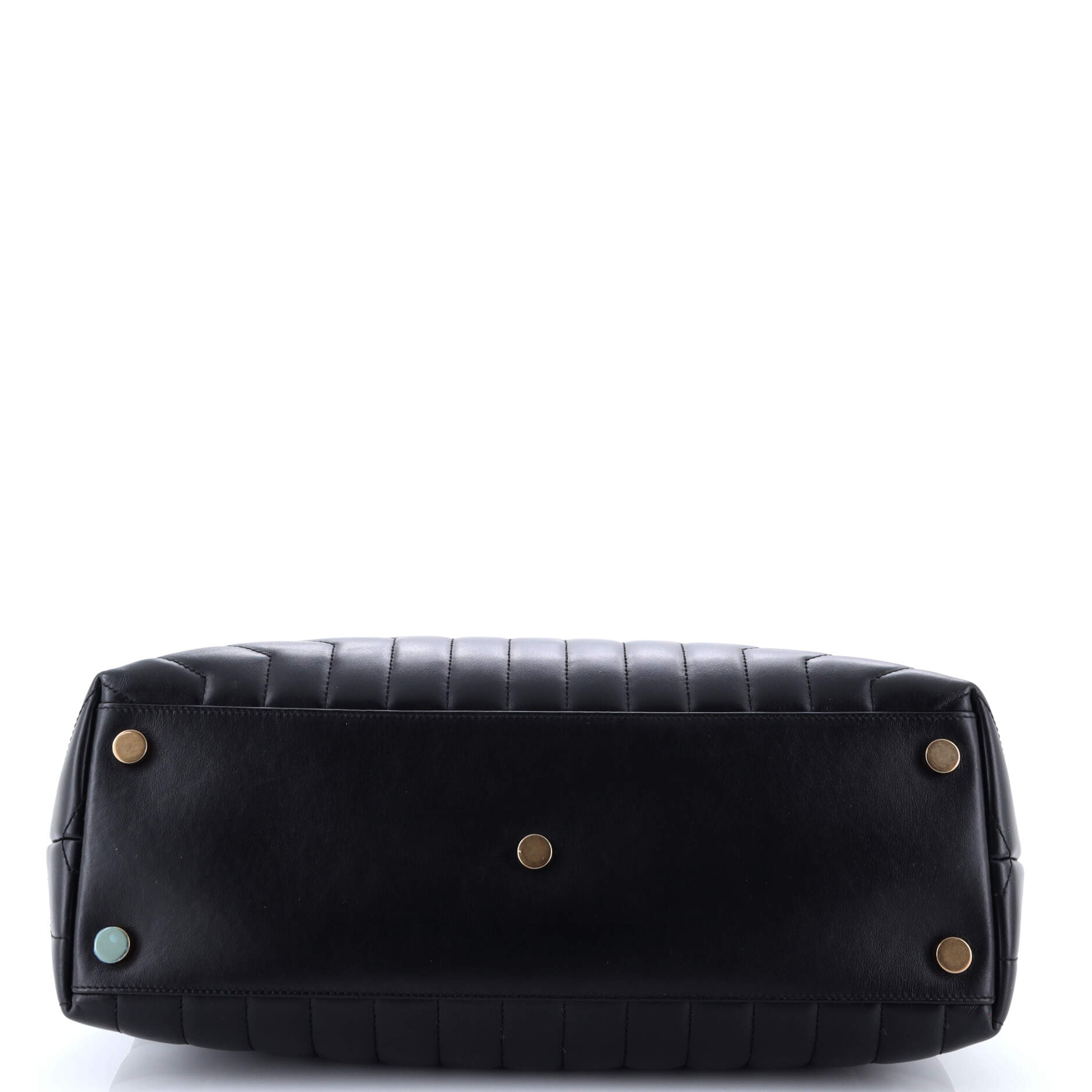 Loulou Shoulder Bag Matelasse Chevron Leather Large