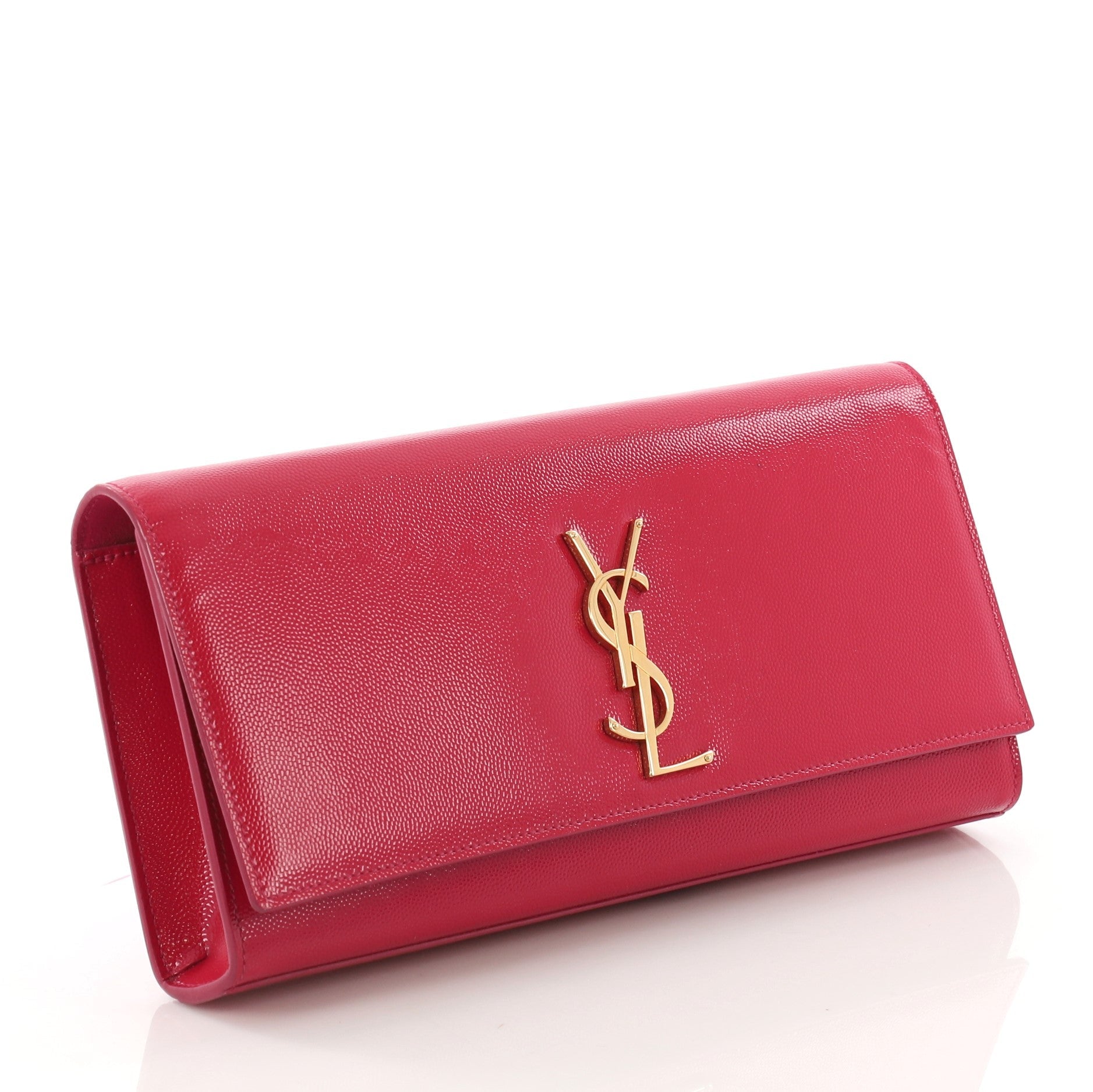 Classic Monogram Clutch Leather Long