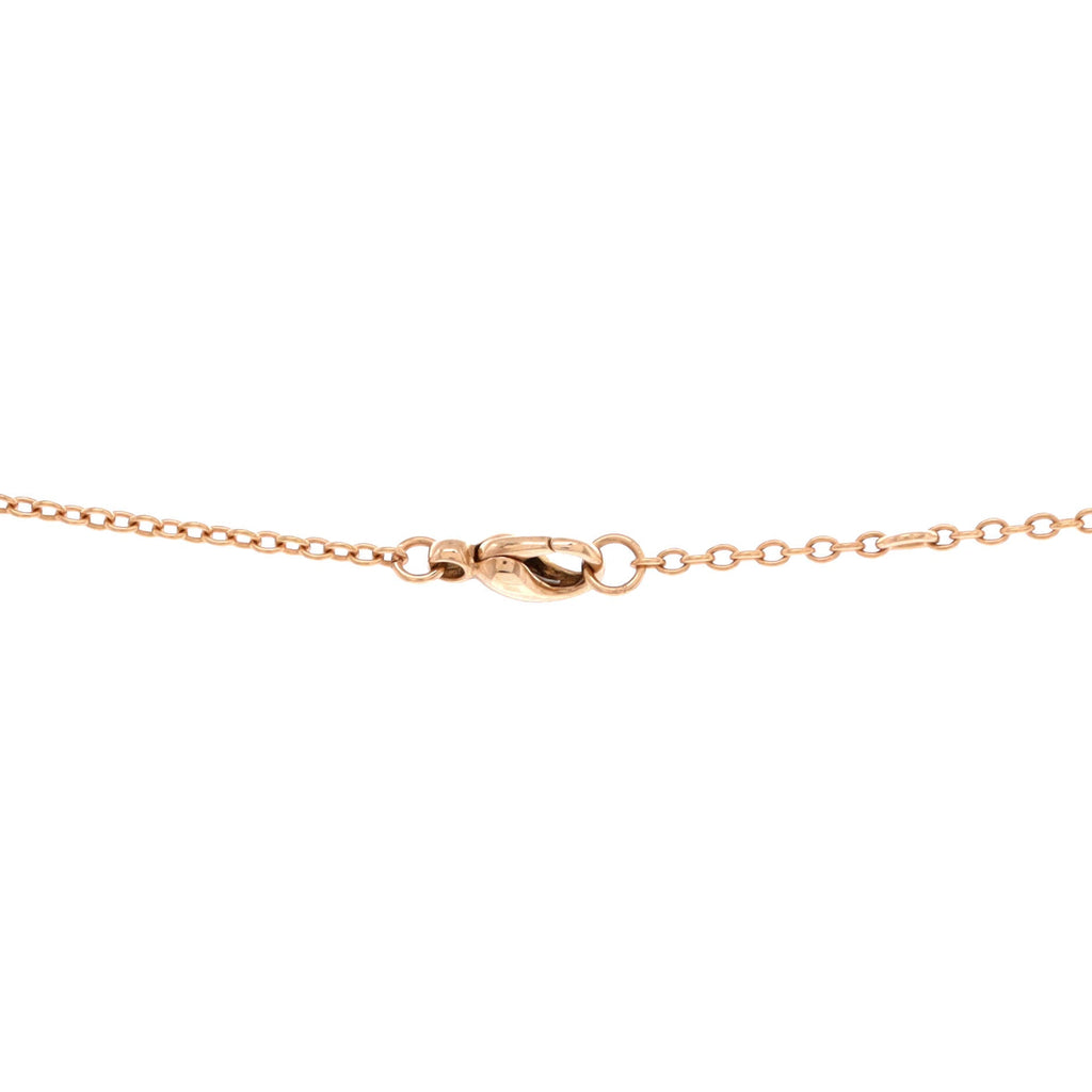 Coco Crush Double Chain Pendant Necklace 18K Beige Gold