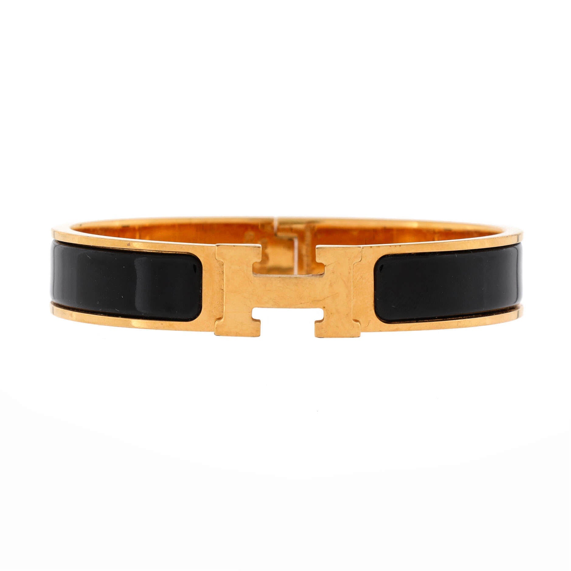 Clic H Bracelet Enamel Narrow