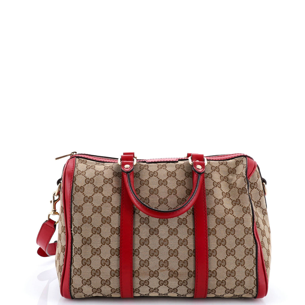 Convertible Joy Boston Bag GG Canvas with Leather Medium