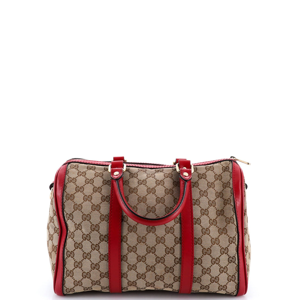 Convertible Joy Boston Bag GG Canvas with Leather Medium