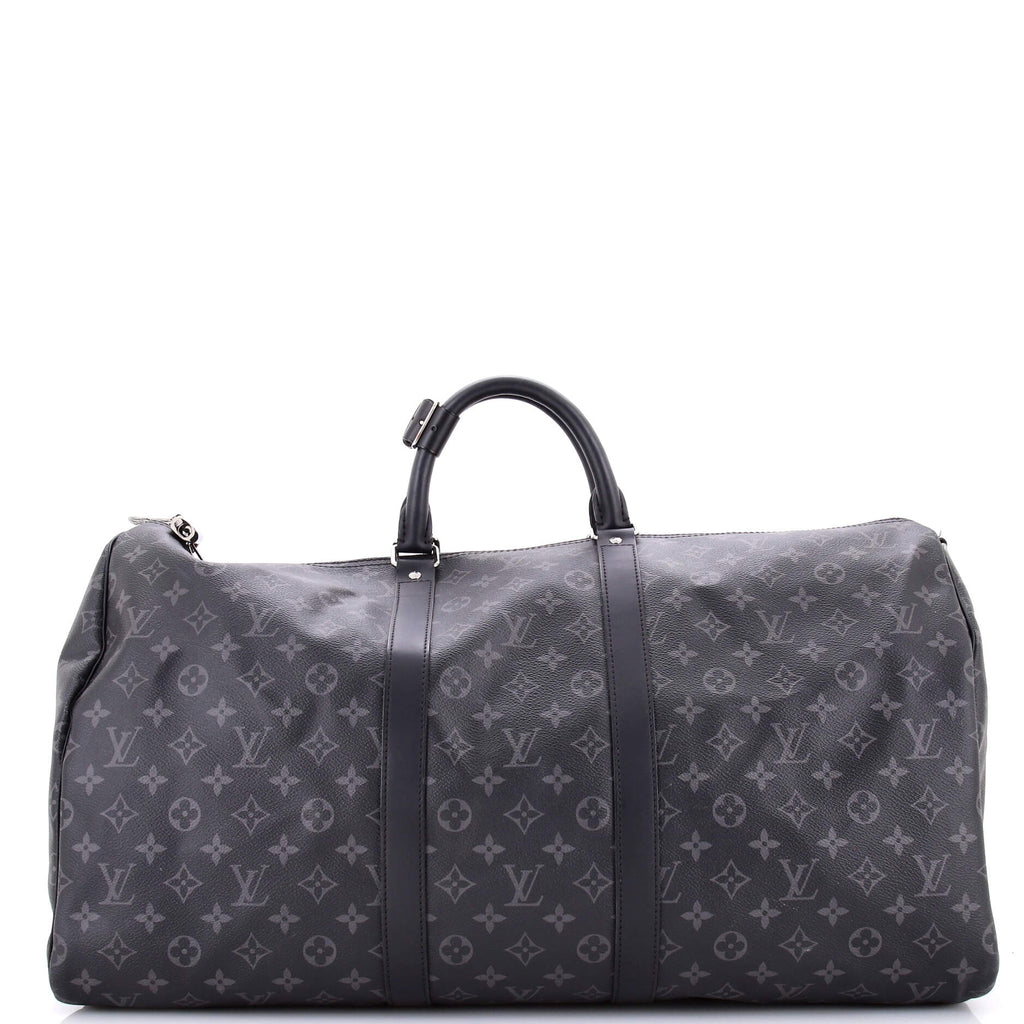 Keepall Bandouliere Bag Monogram Eclipse Canvas 55