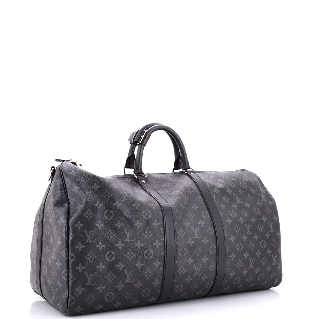 Keepall Bandouliere Bag Monogram Eclipse Canvas 55
