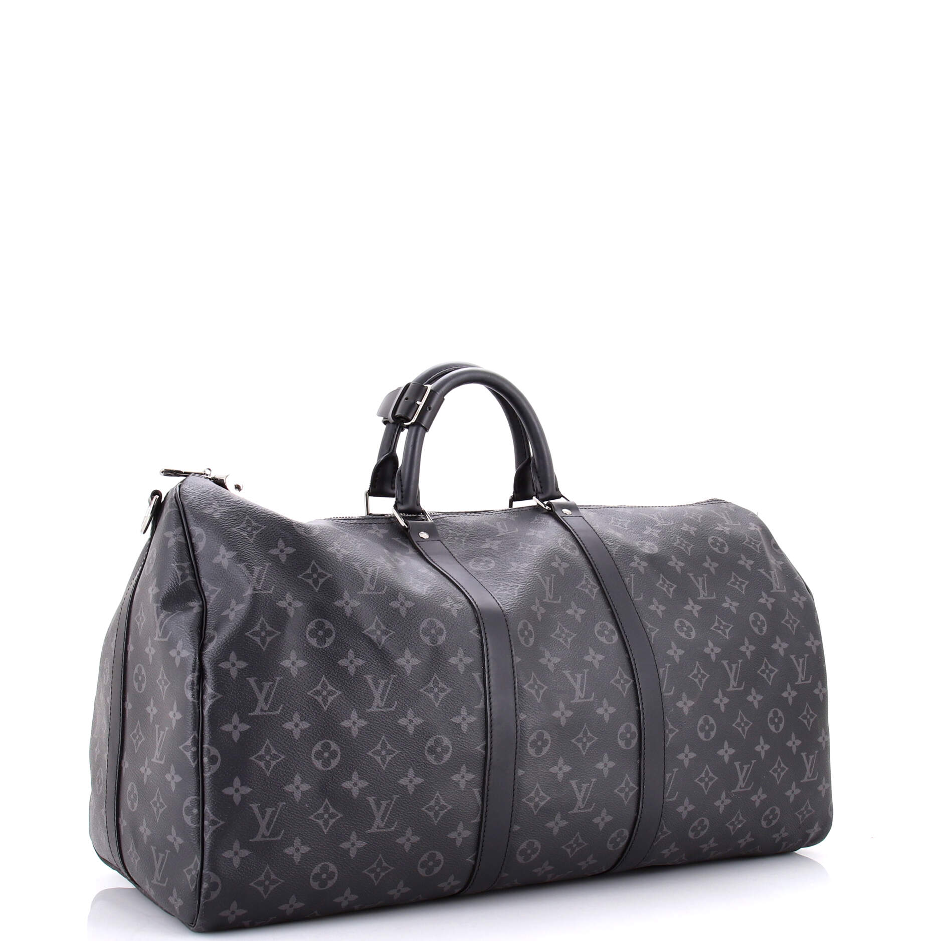 Keepall Bandouliere Bag Monogram Eclipse Canvas 55
