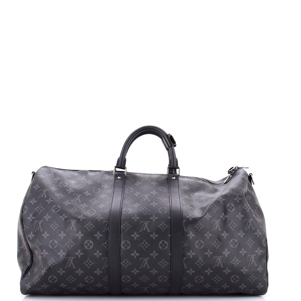 Keepall Bandouliere Bag Monogram Eclipse Canvas 55