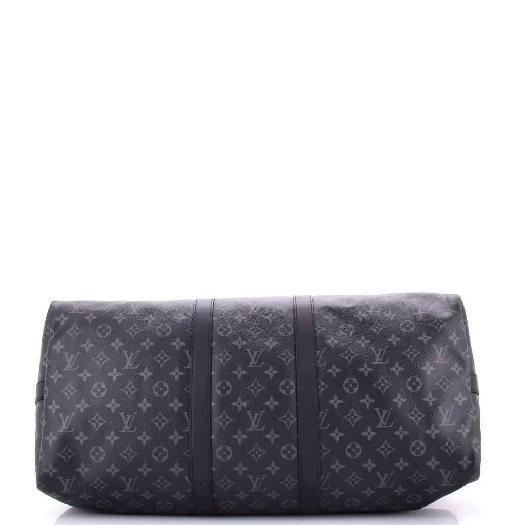 Keepall Bandouliere Bag Monogram Eclipse Canvas 55