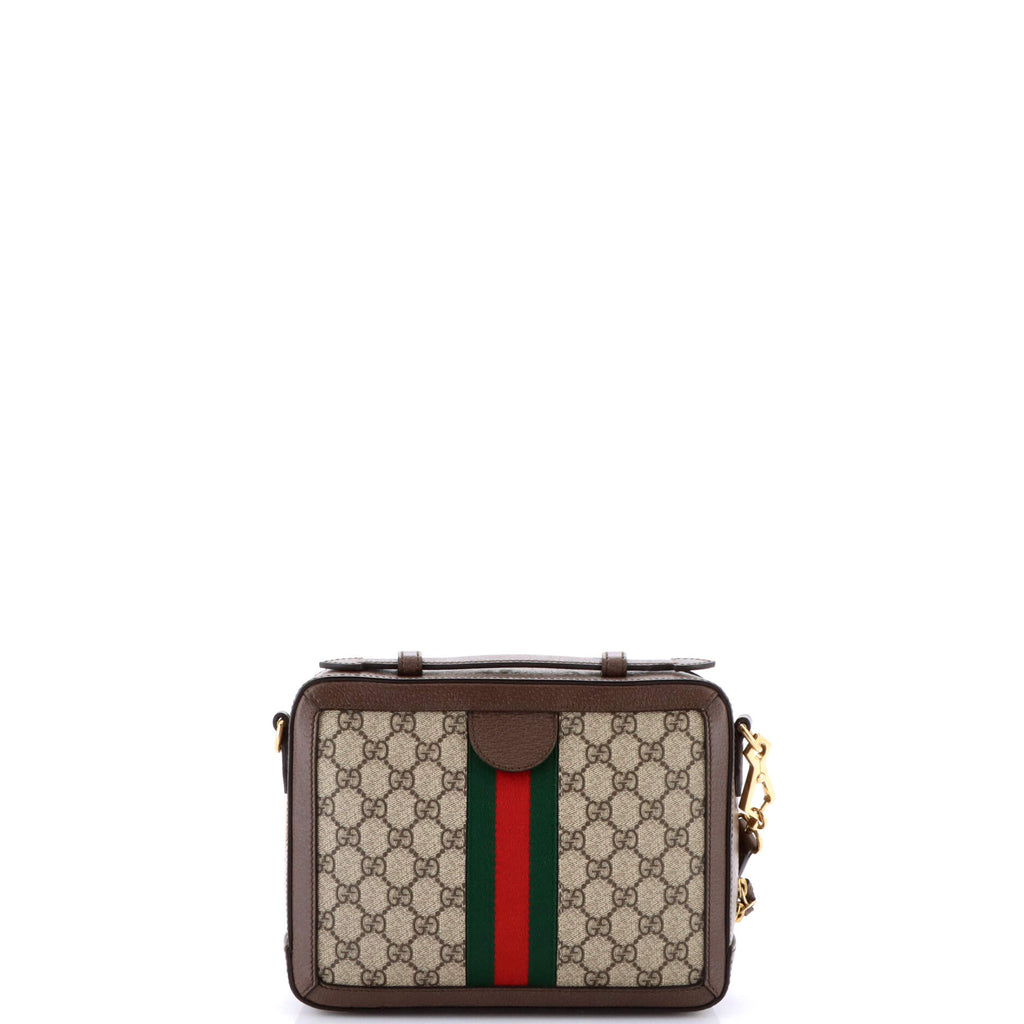 Ophidia Zip Around Camera Bag GG Coated Canvas Small