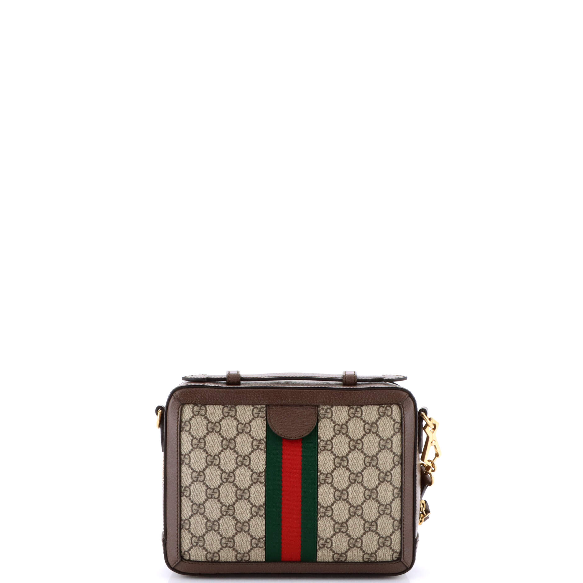 Ophidia Zip Around Camera Bag GG Coated Canvas Small