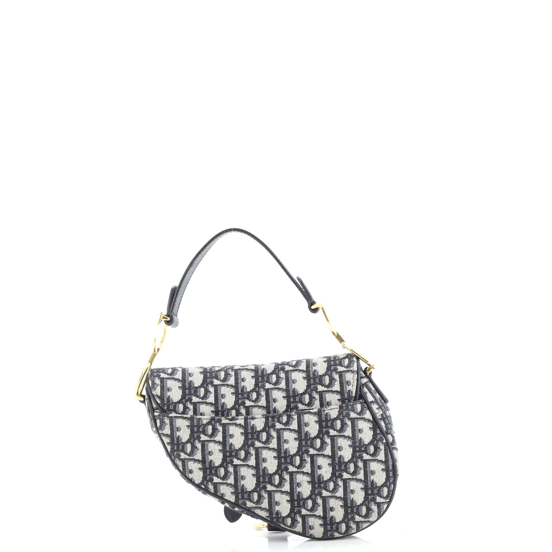 Saddle Handbag Oblique Canvas Mini