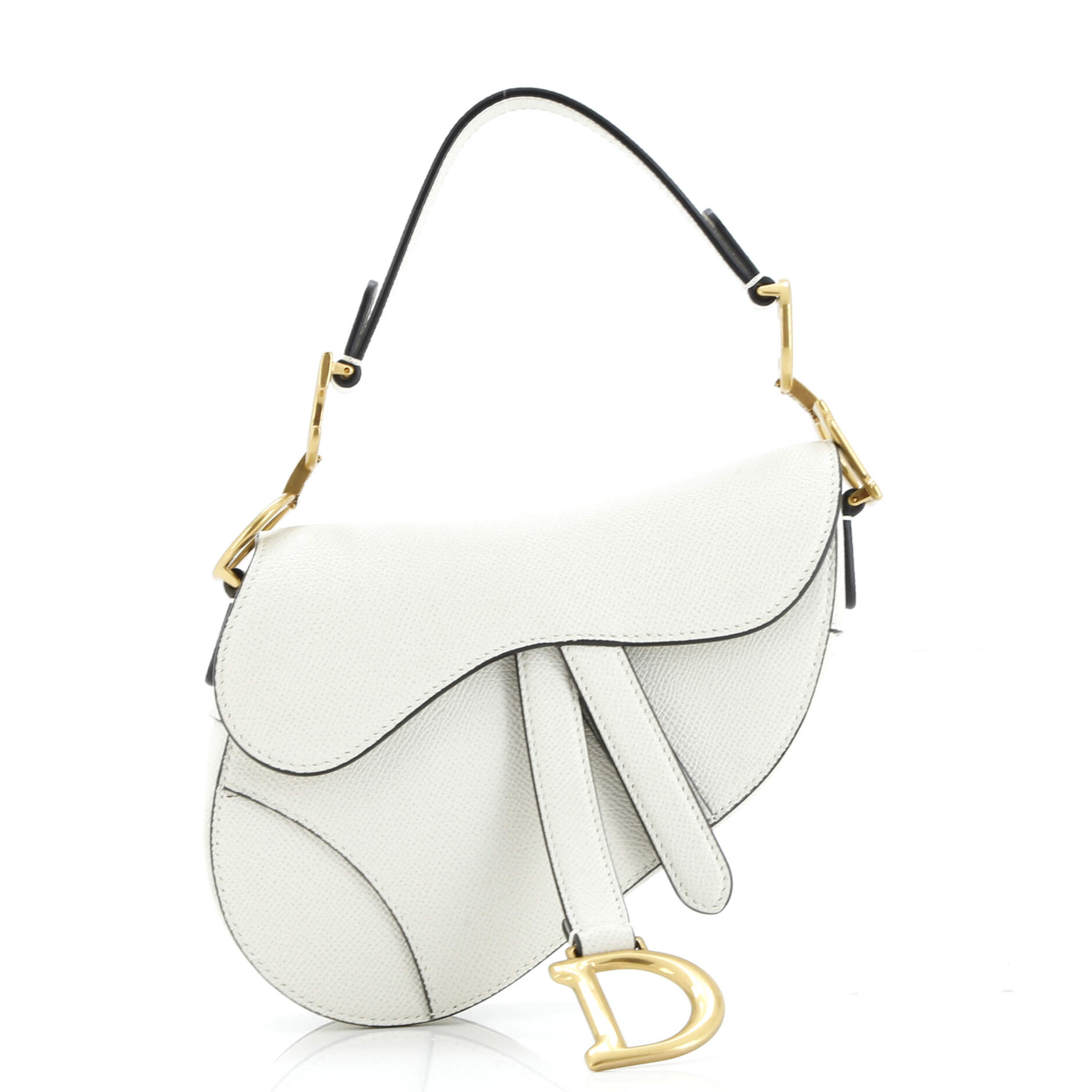 Saddle Handbag Leather Mini