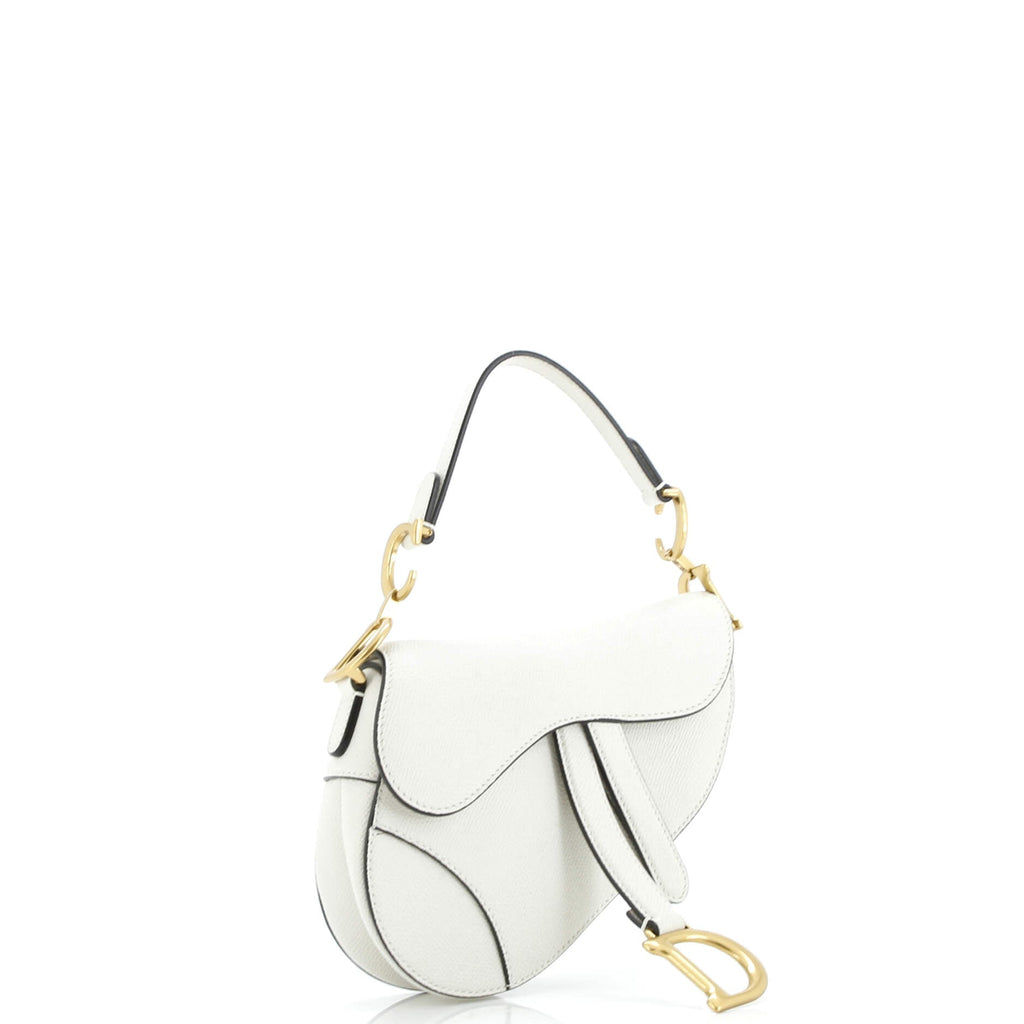 Saddle Handbag Leather Mini