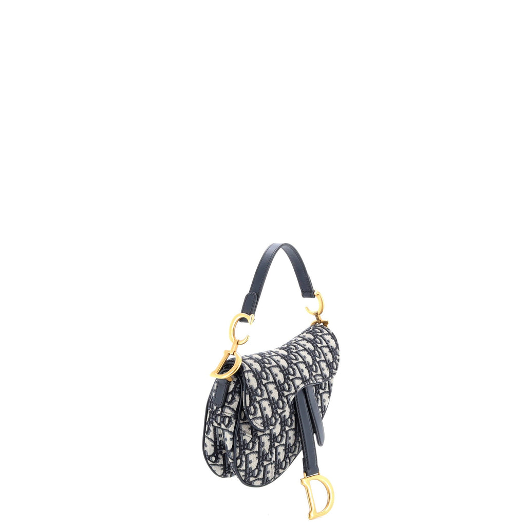 Saddle Handbag Oblique Canvas Mini