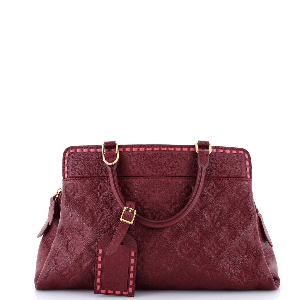 Vosges Handbag Whipstitch Monogram Empreinte Leather MM
