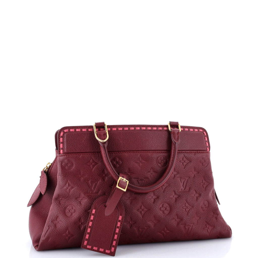 Vosges Handbag Whipstitch Monogram Empreinte Leather MM