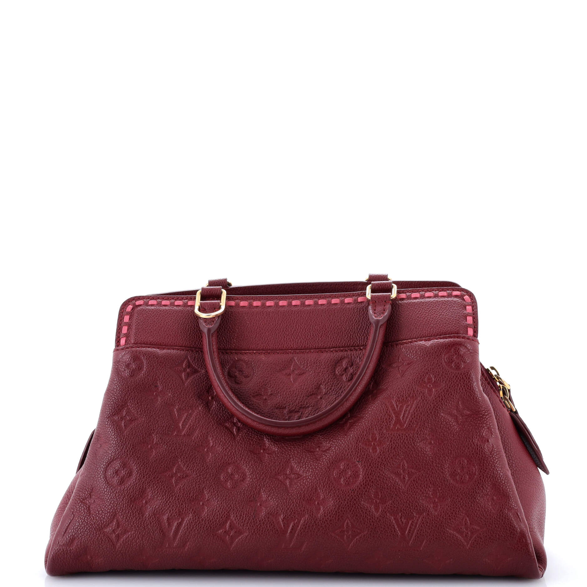 Vosges Handbag Whipstitch Monogram Empreinte Leather MM