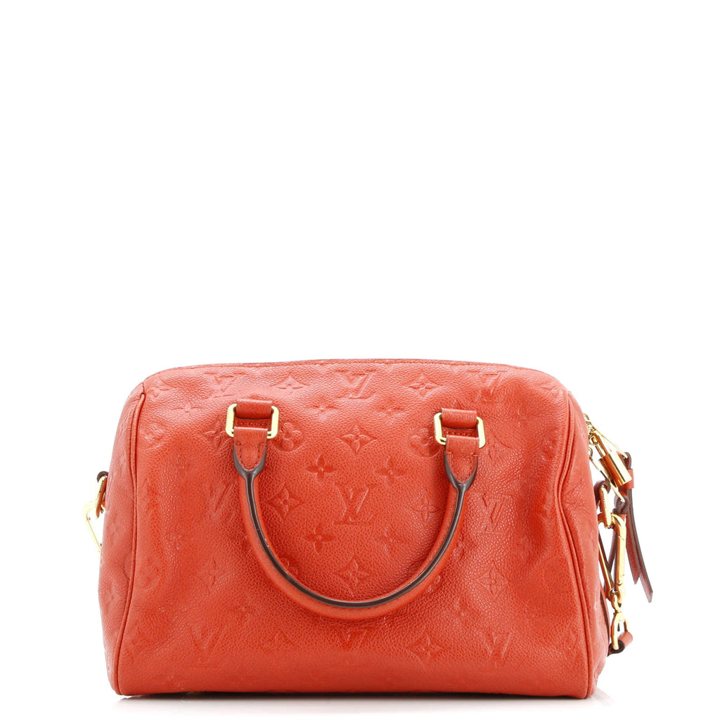 Speedy Bandouliere Bag Monogram Empreinte Leather 25