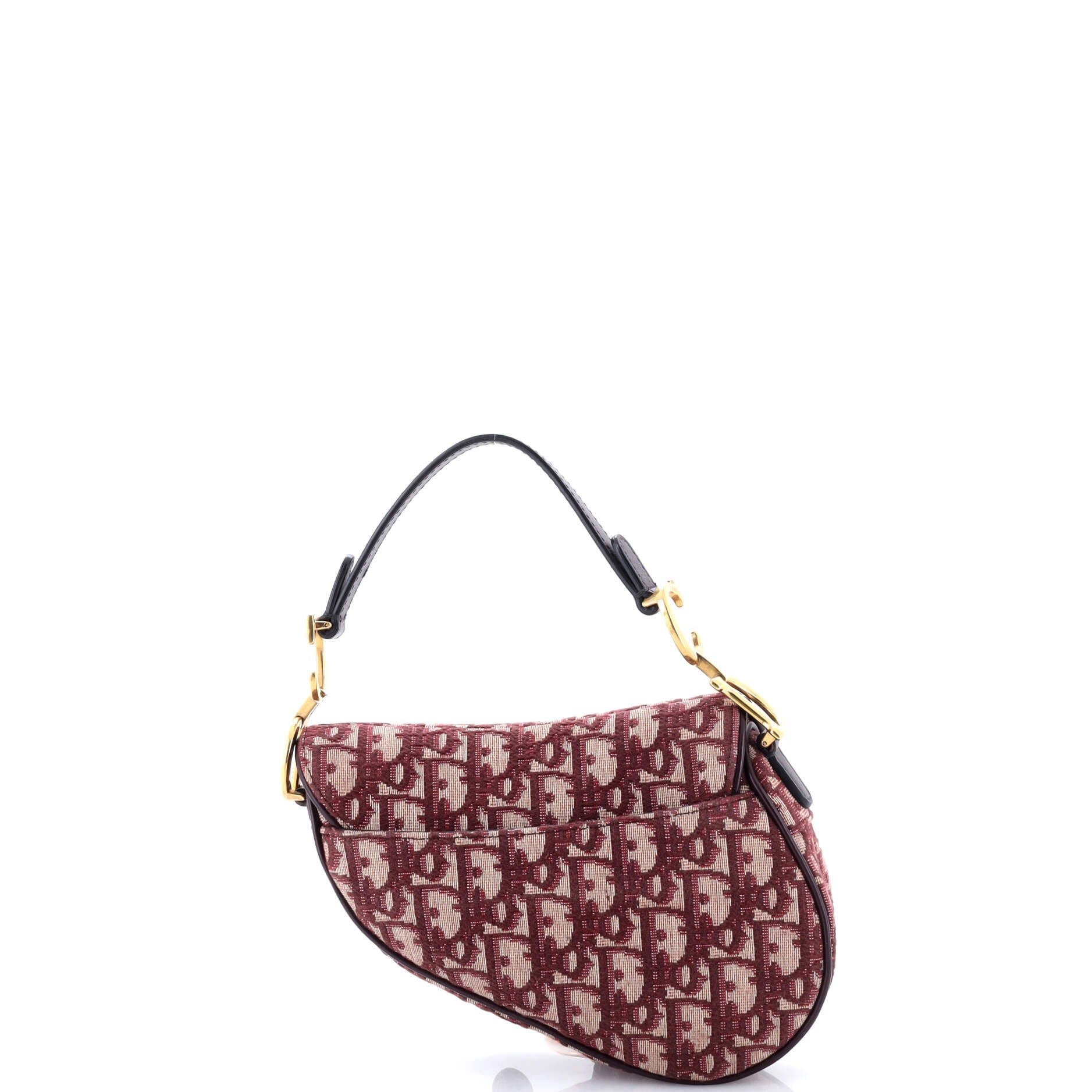 Saddle Handbag Oblique Canvas Mini