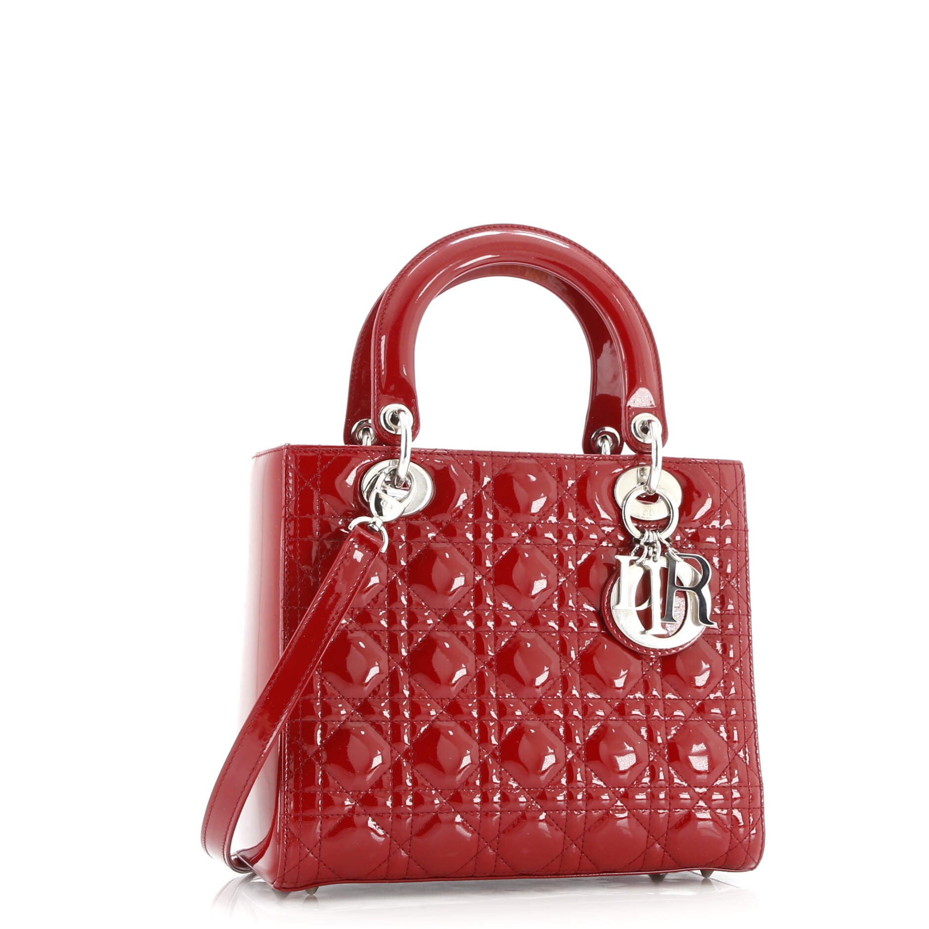 Lady Dior NM Bag Cannage Quilt Patent Medium
