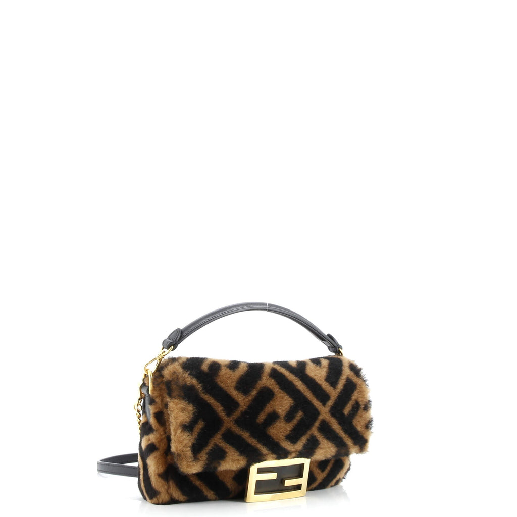 Baguette NM Bag Zucca Shearling Mini