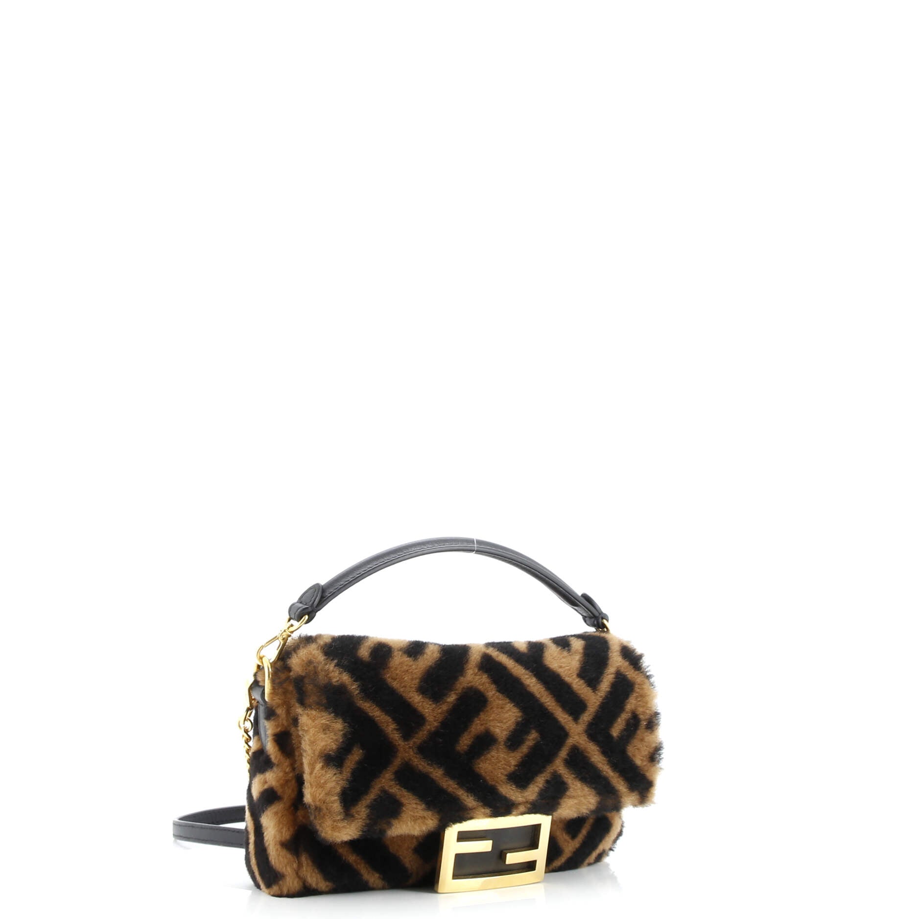 Baguette NM Bag Zucca Shearling Mini