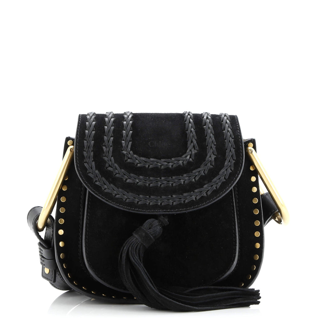 Hudson Handbag Whipstitch Suede Mini