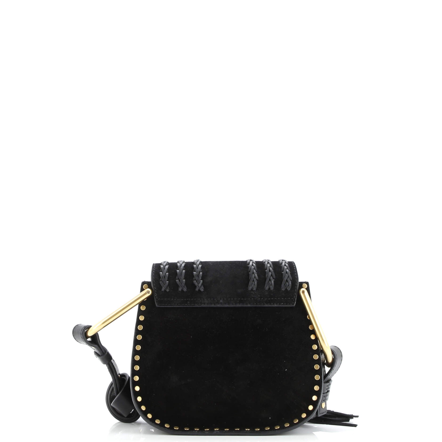 Hudson Handbag Whipstitch Suede Mini
