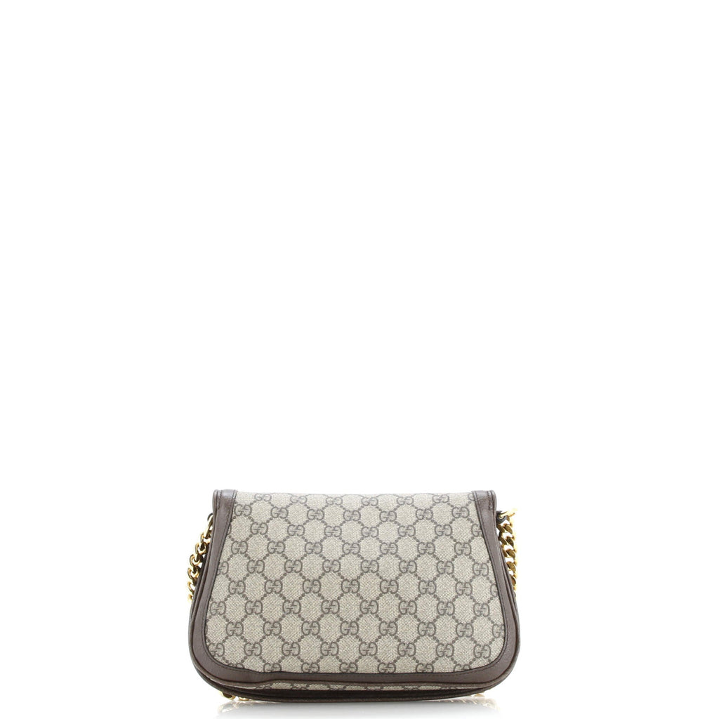 Blondie NM Chain Flap Bag GG Coated Canvas Small