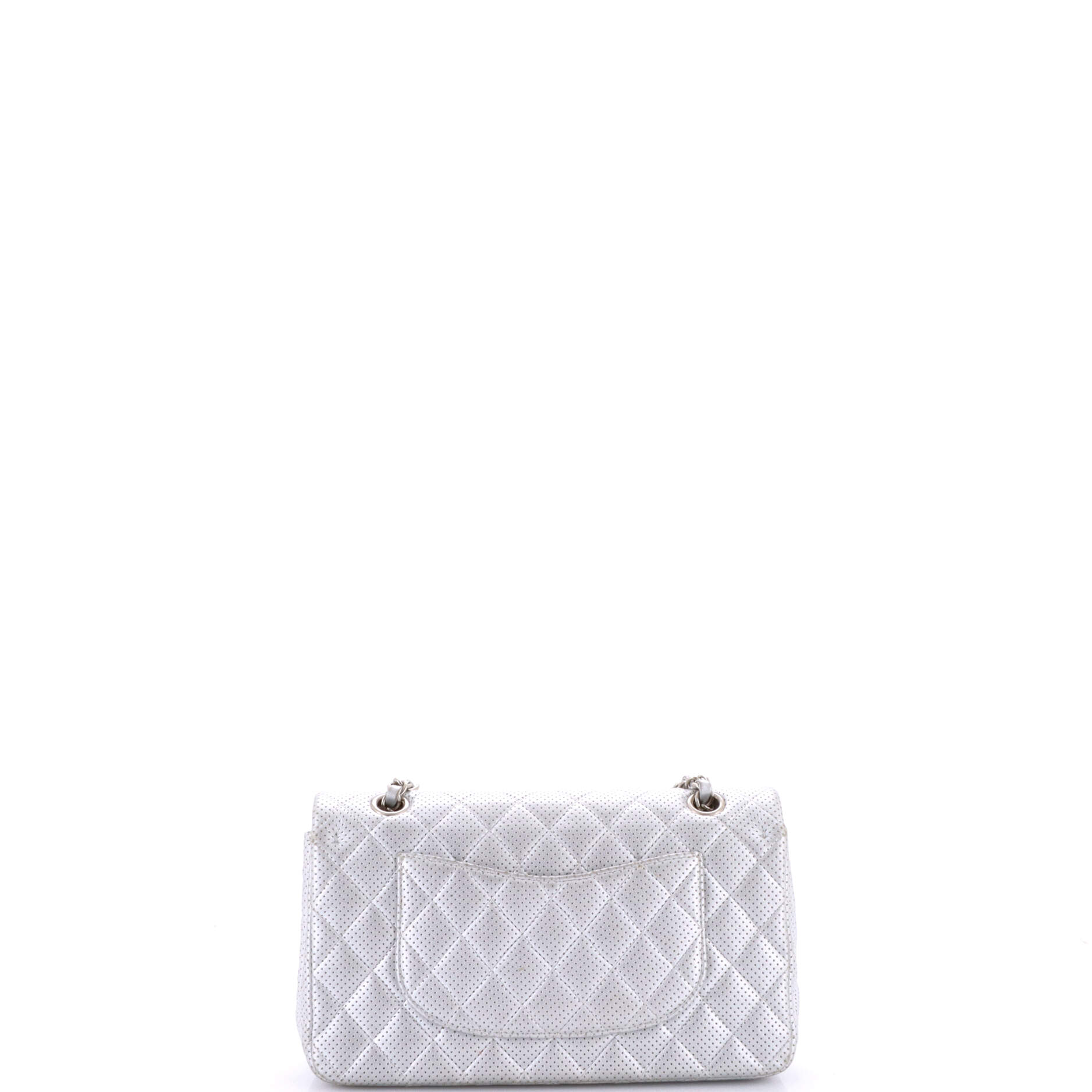Classic Double Flap Bag Quilted Perforated Lambskin Medium