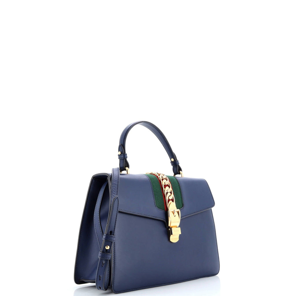 Sylvie Top Handle Bag Leather Medium