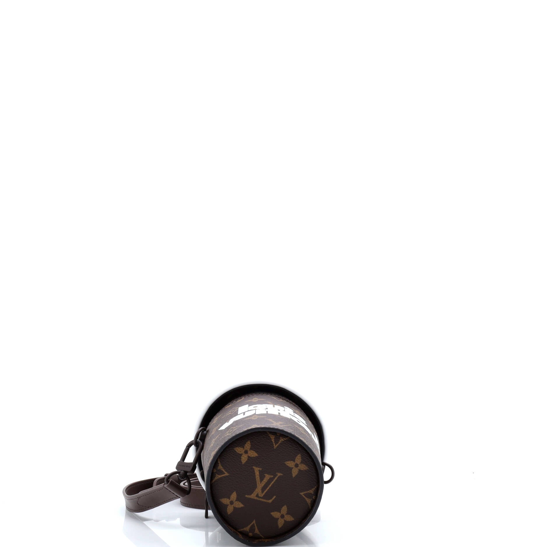 Coffee Cup Convertible Pouch Everyday Signature Vintage Monogram Canvas