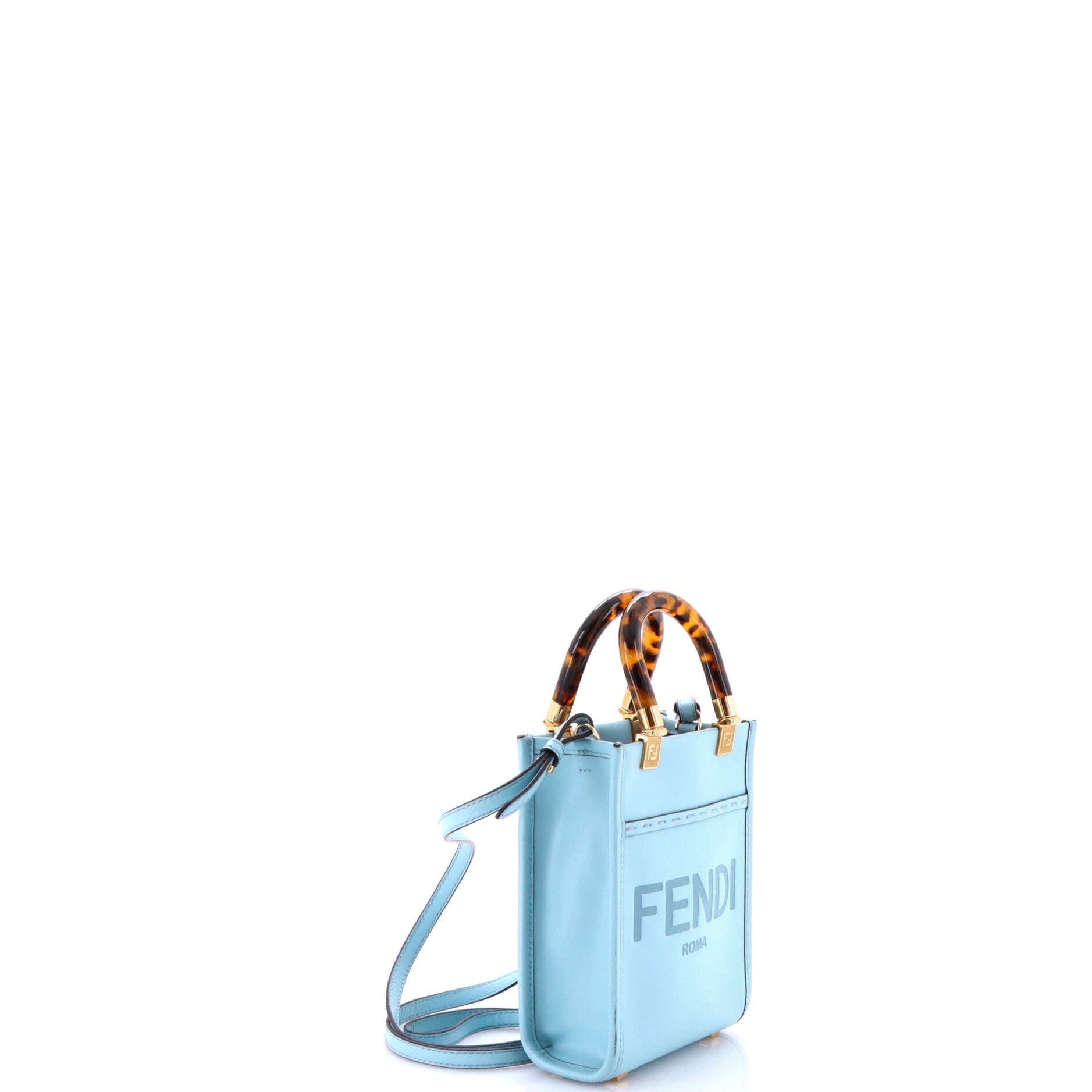 Sunshine Shopper Tote Leather Mini
