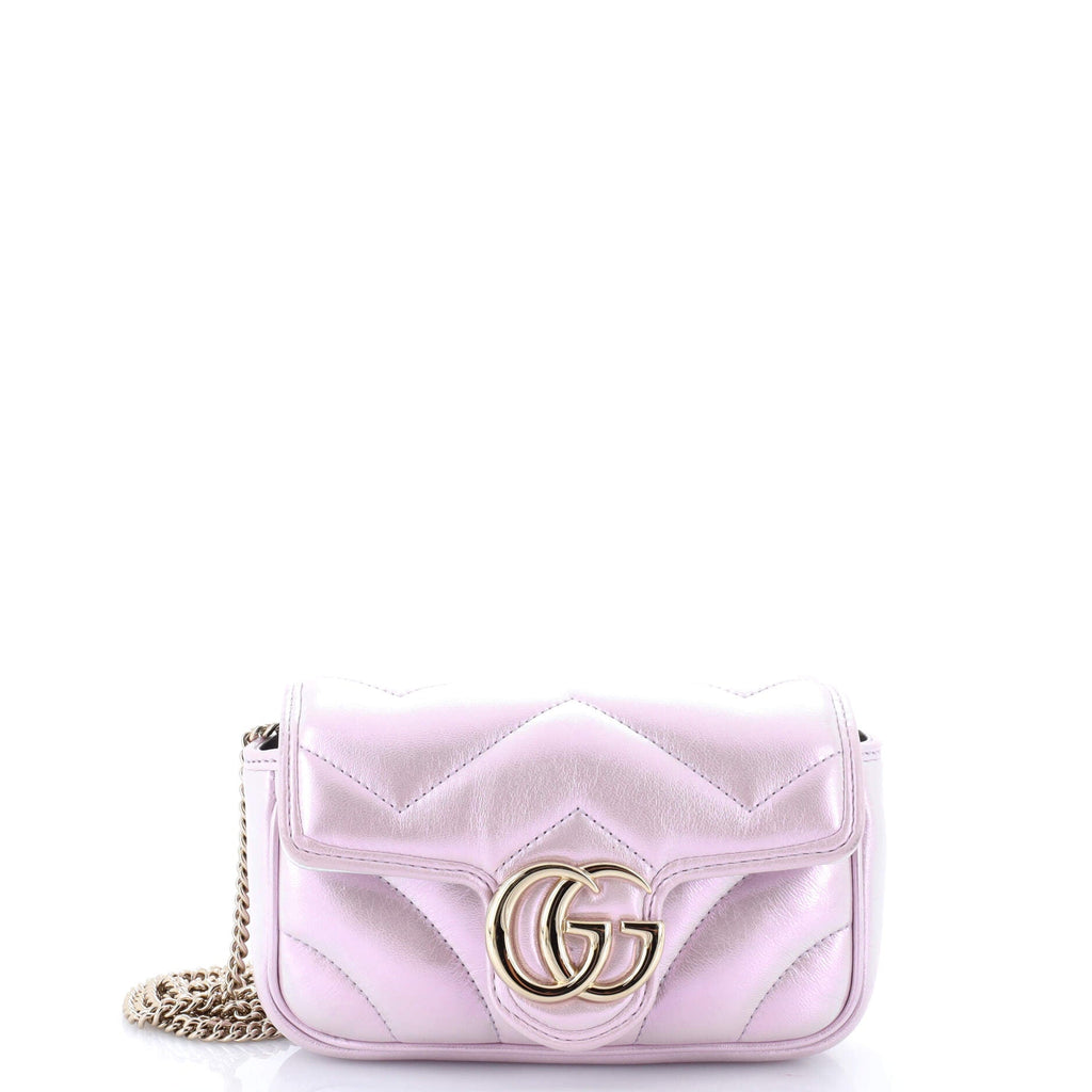 GG Marmont Flap Bag Matelasse Leather Super Mini
