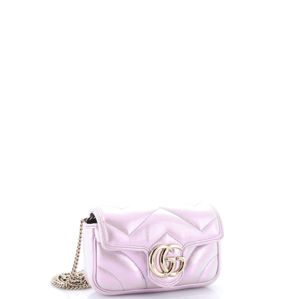 GG Marmont Flap Bag Matelasse Leather Super Mini
