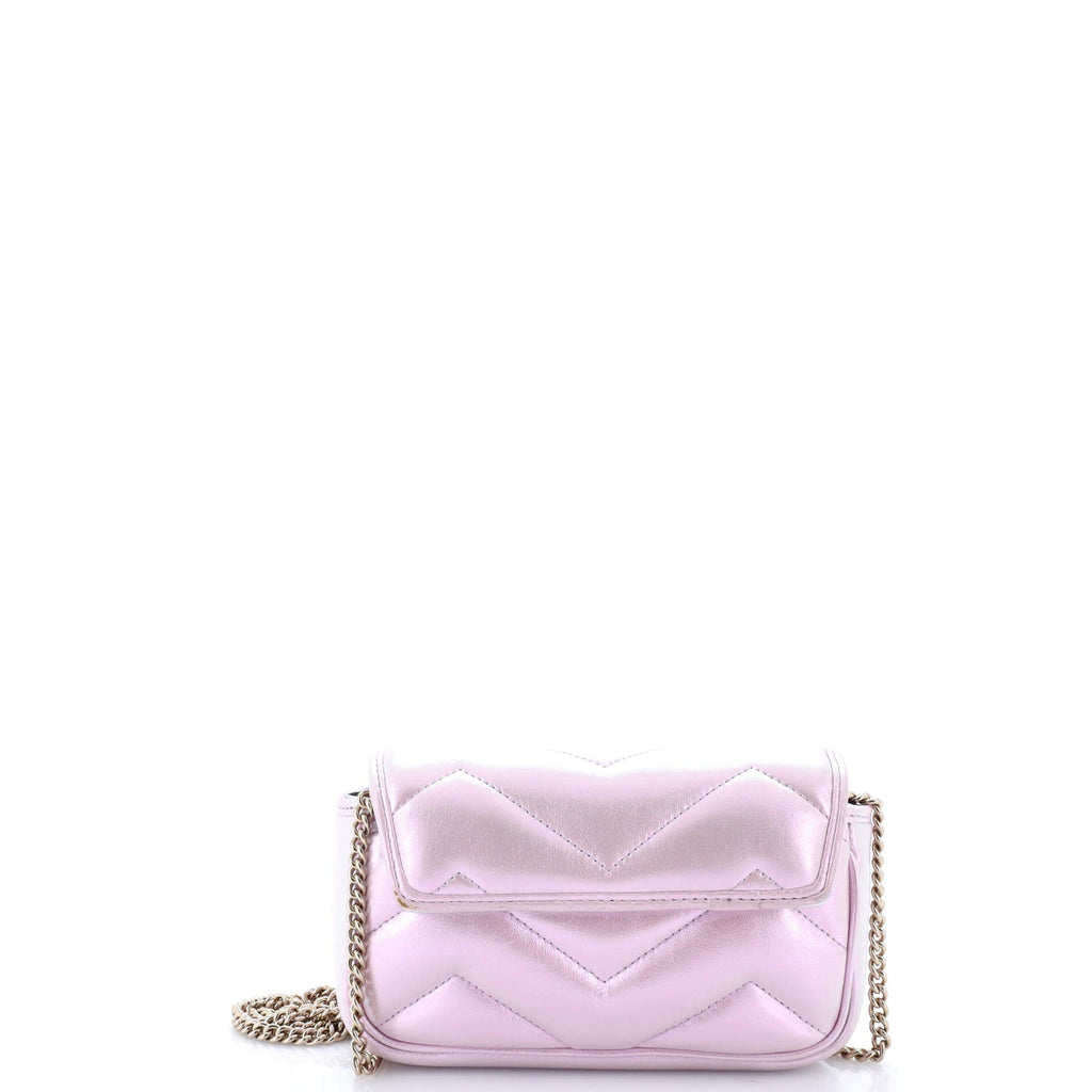 GG Marmont Flap Bag Matelasse Leather Super Mini